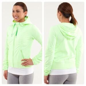 Lululemon Street to Studio Jacket Green Neon